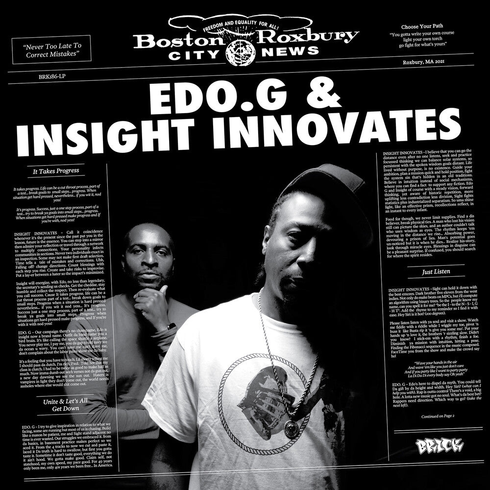 the album cover for Edo G & Insight Innovates - Edo G & Insight Innovates