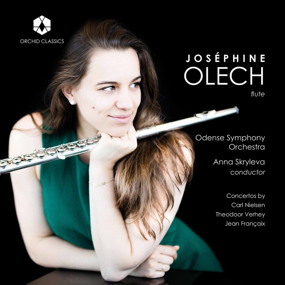 the album cover for Francaix / Olech / Skryleva - Flute Concertos