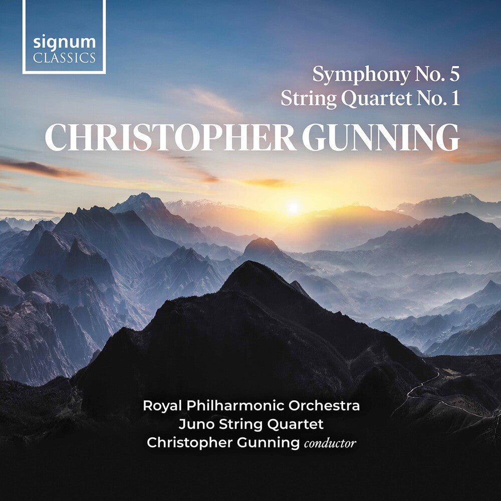 the album cover for Gunning / Juno Quartet - Symphony 5