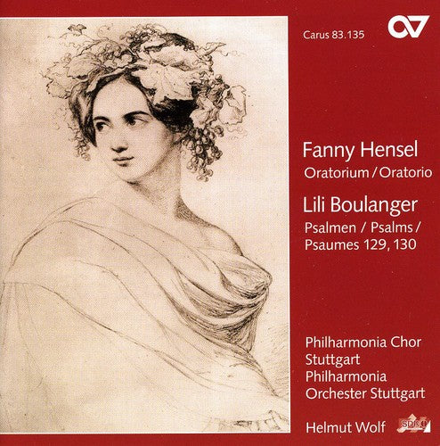 the album cover for Hensel/Boulanger - Oratorio To Words Of The Bible / Psalm 129 & 130