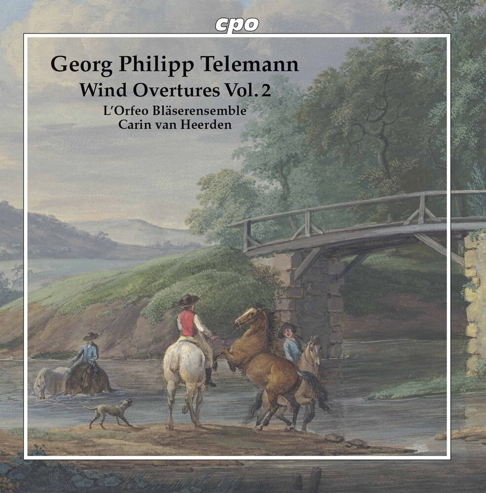 the album cover for Telemann / L'orfeo Blaserensemble / Heerden - Wind Overtures 2