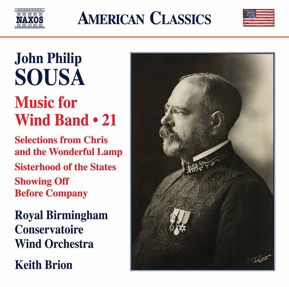 the album cover for Sousa / Brion - Music for Wind Band 21