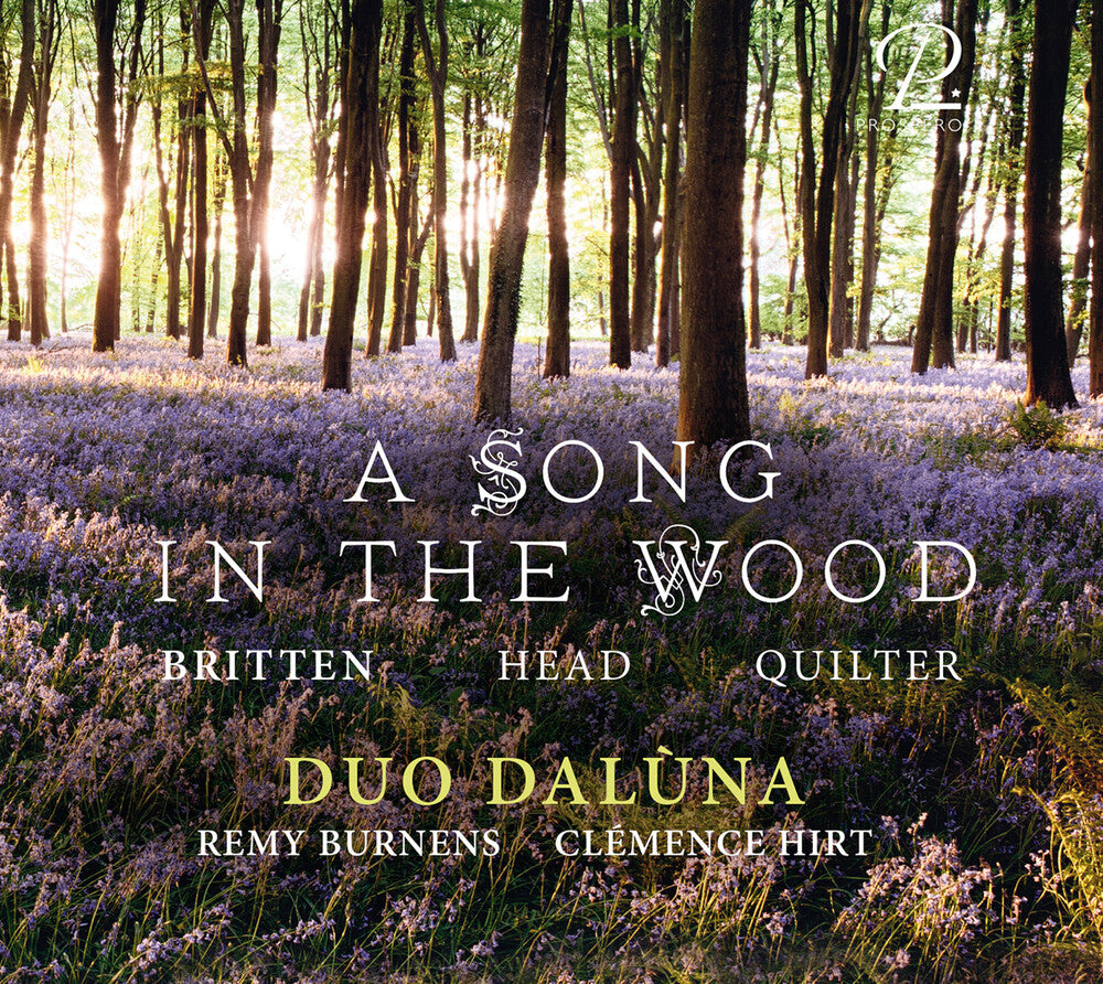 the album cover for Britten / Duo Daluna - Song in the Wood