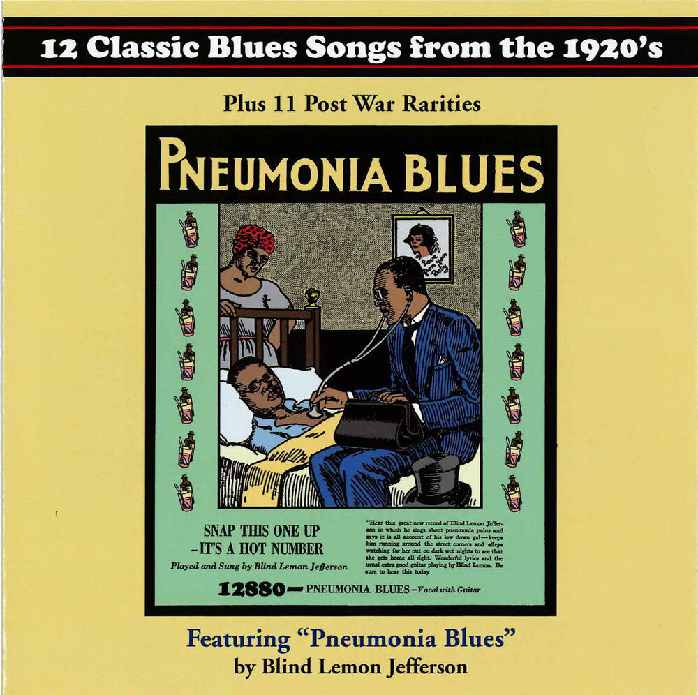 the album cover for Pneumonia Blues / Various - Pneumonia Blues / Various
