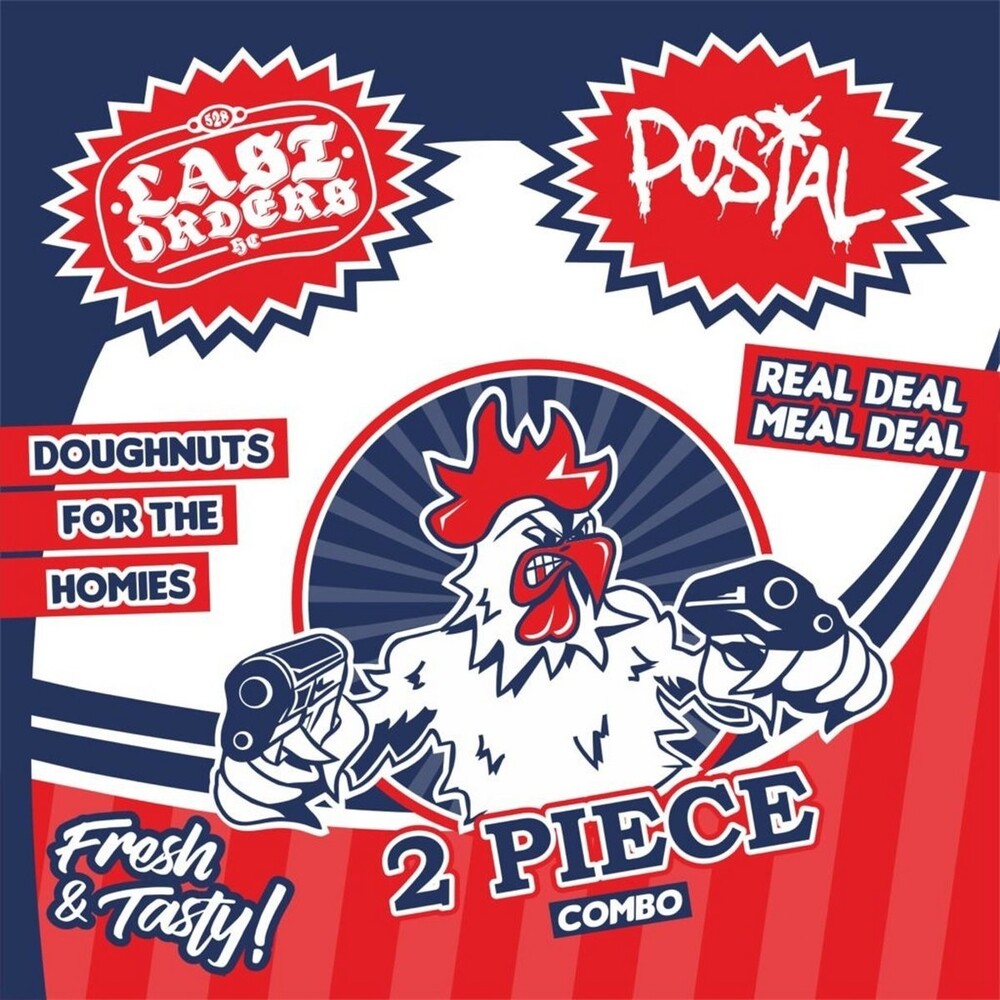 the album cover for Last Orders / Postal - 2 Piece Split (Uk)