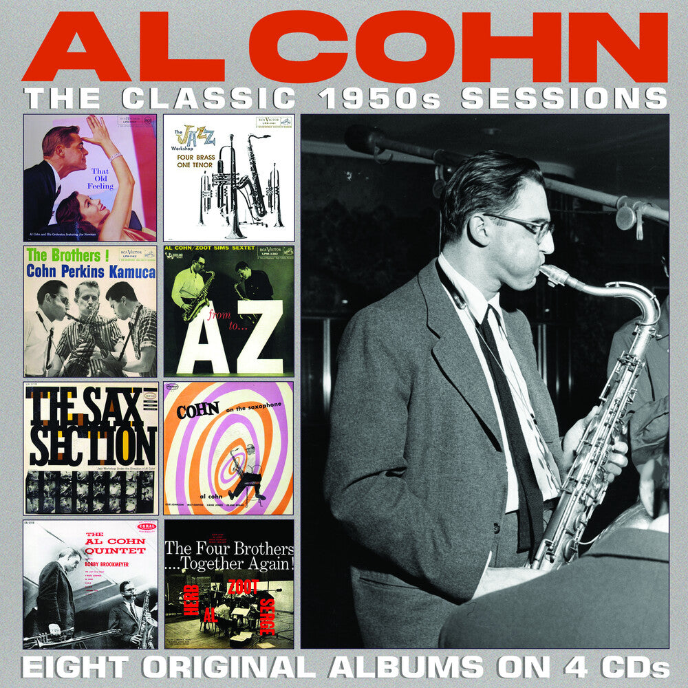 the album cover for Al Cohn - Classic 1950s Sessions