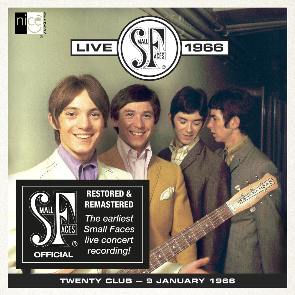 the album cover for Small Faces - Live 1966 (Uk)