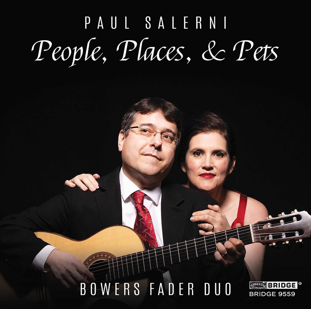 the album cover for Salerni / Bowers Fader Duo - People Places & Pets