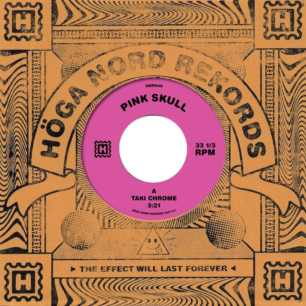 the album cover for Pink Skull - Taki Chrome
