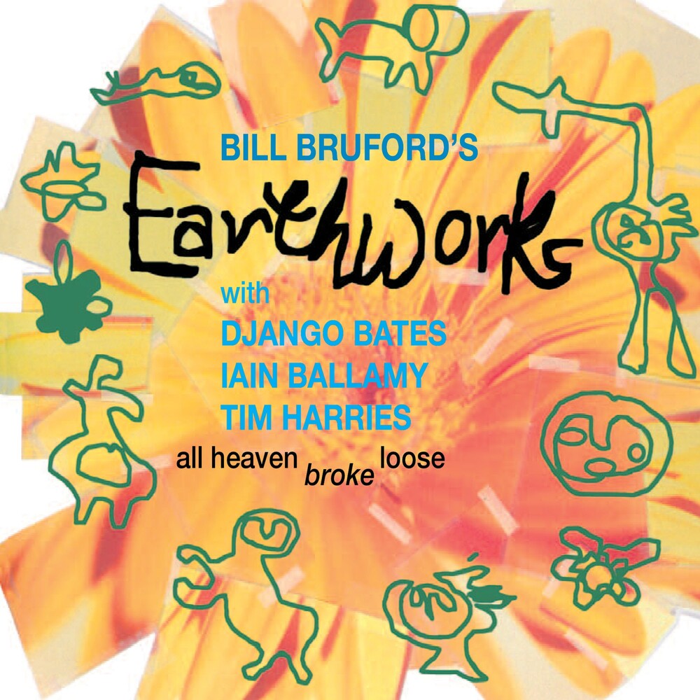 the album cover for Bill Bruford / Earthworks - All Heaven Broke Loose (Uk)