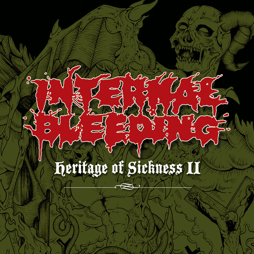 the album cover for Internal Bleeding - Heritage Of Sickness 2