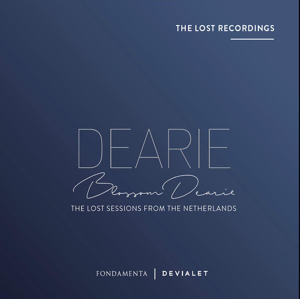 the album cover for Blossom Dearie - Lost Sessions From The Netheralands
