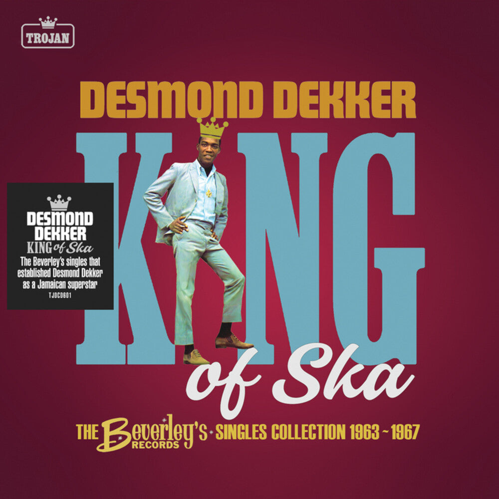 the album cover for Desmond Dekker - King Of Ska: The Beverley's Records Singles Collection, 1963 - 1967