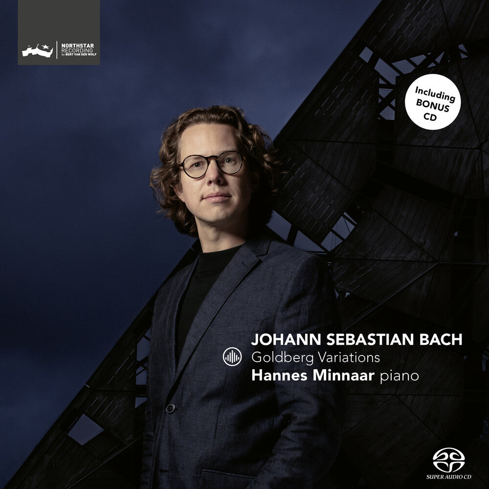 the album cover for J Bach .S. / Minnaar - Goldberg Variations (Hybr) (2pk)