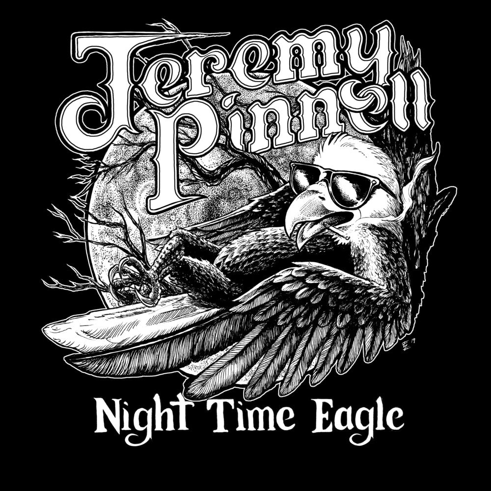 the album cover for Jeremy Pinnell - Night Time Eagle