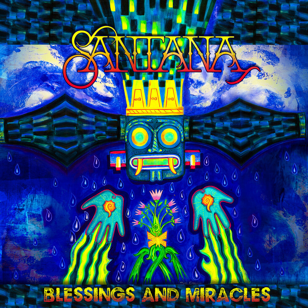 the album cover for Santana - Blessings And Miracles