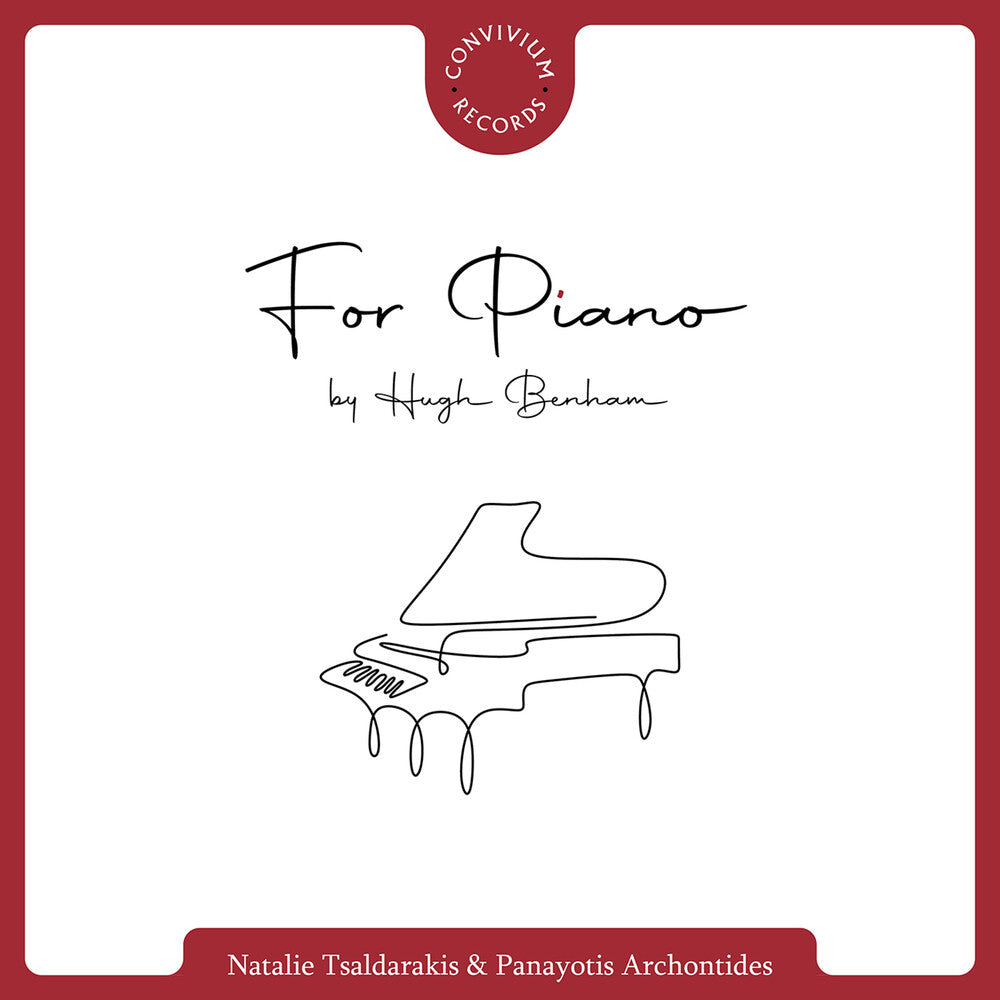 the album cover for Benham / Tsaldarakis / Archontides - For Piano