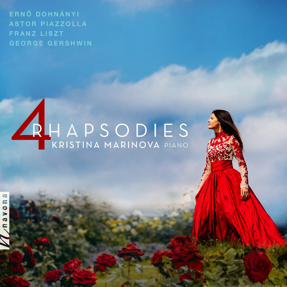 the album cover for Dohnyani / Marinova - 4 Rhapsodies