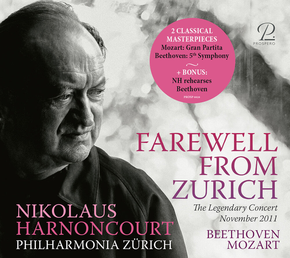 the album cover for Beethoven / Philharmonia Zurich - Farewell from Zurich