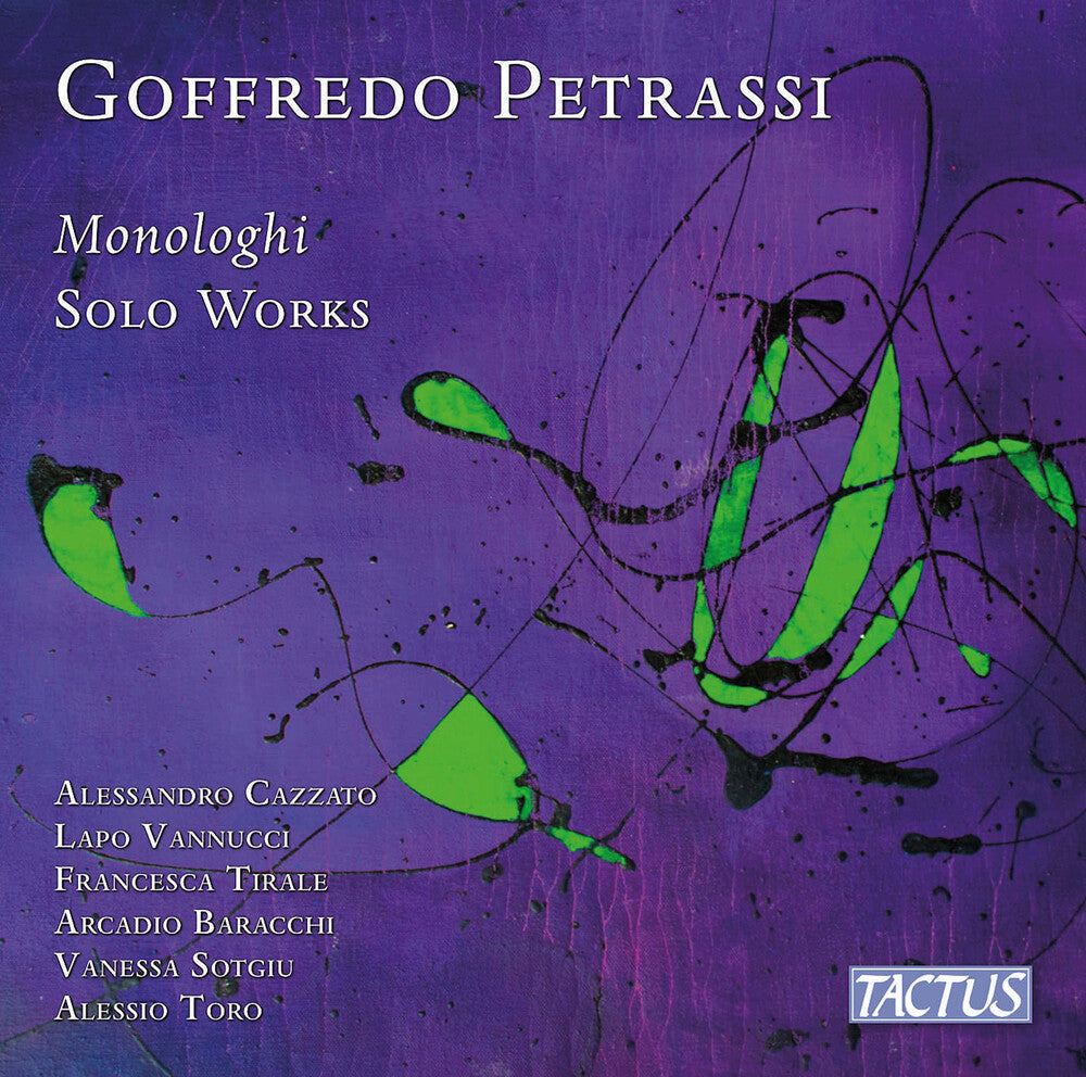 the album cover for Petrassi / Cazzato / Sotgiu - Monologhi