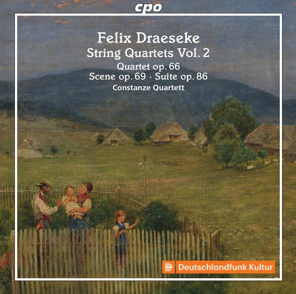 the album cover for Draeseke / Frisardi / Constanze Quartet - String Quartets 2