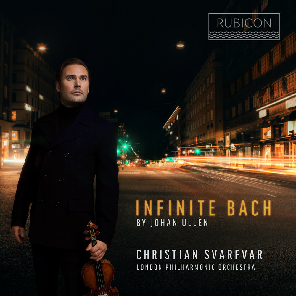 the album cover for Christian Svarfvar - Infinite Bach - By Johan Ulle?N