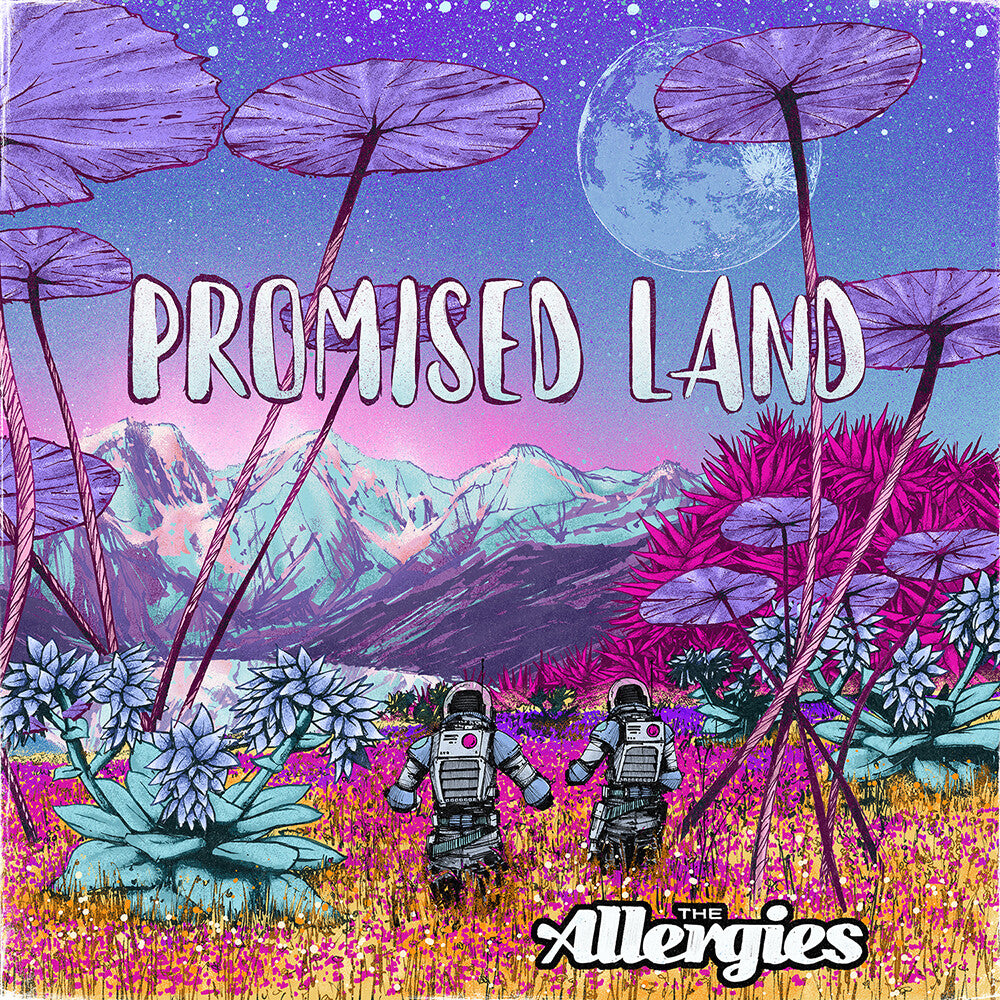 the album cover for Allergies - Promised Land