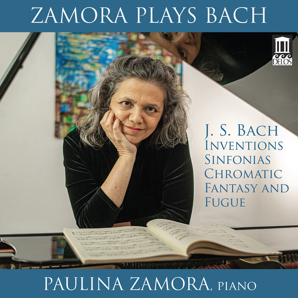 the album cover for J Bach .S. / Zamora - Piano Works