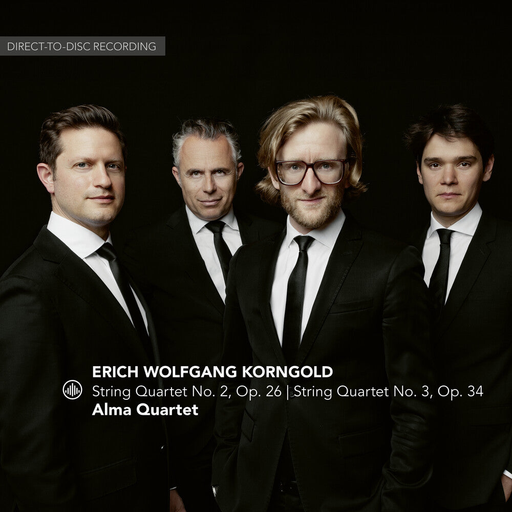the album cover for Korngold / Alma Quartet - String Quartets 2 & 3