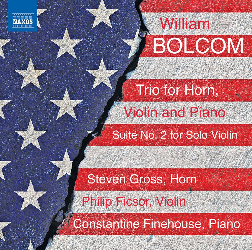 the album cover for Bolcom / Gross / Finehouse - Trio for Horn Violin & Piano