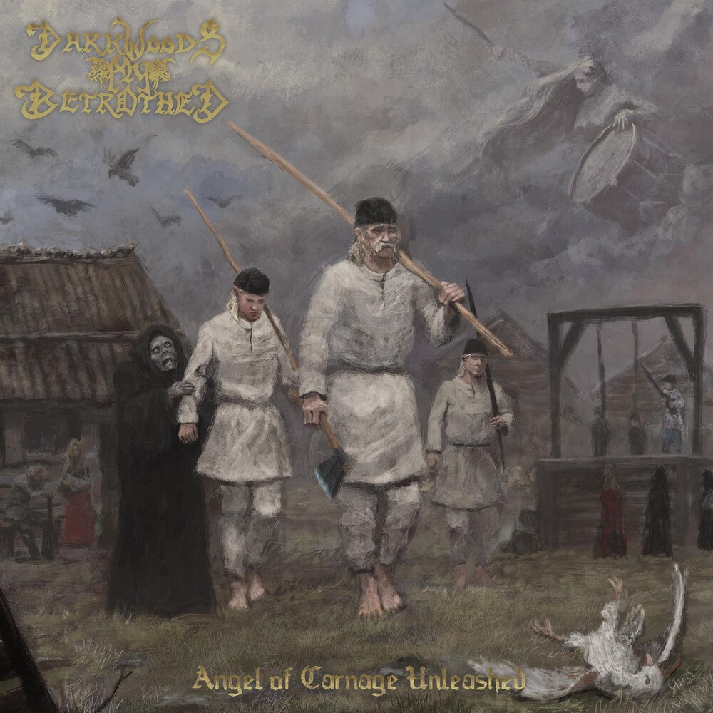 the album cover for Darkwoods My Betrothed - Angel Of Carnage Unleashed