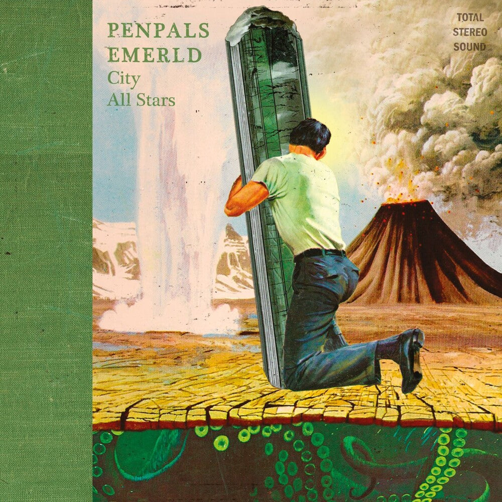 the album cover for Penpals & Emerld - City All Stars