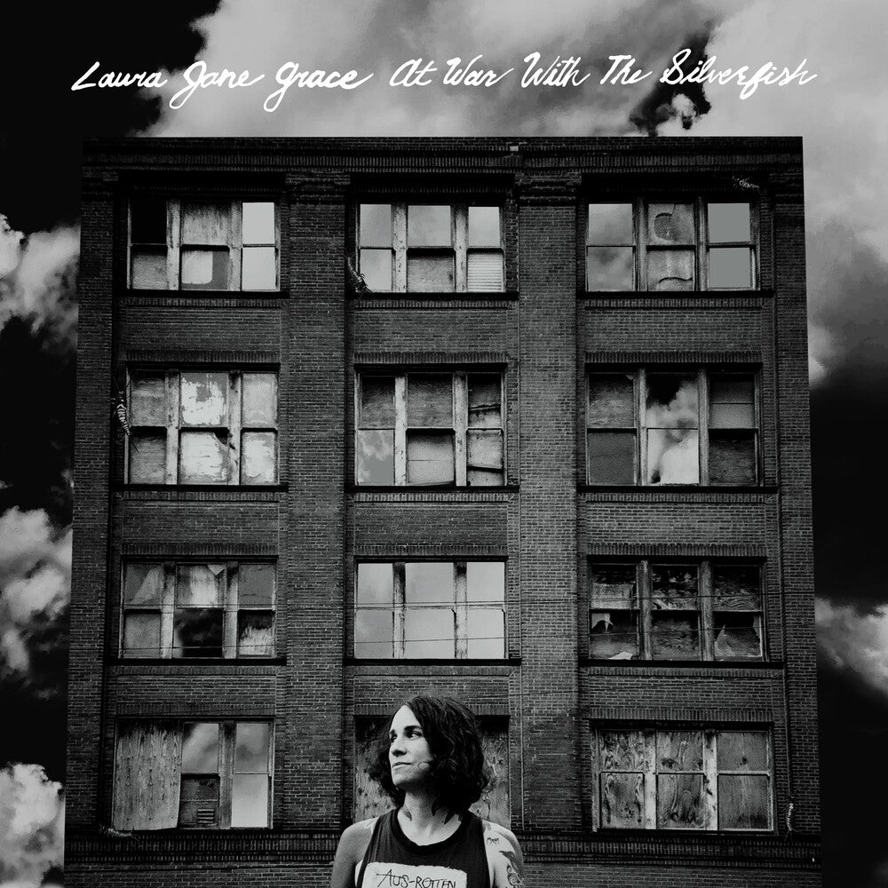 the album cover for Laura Grace Jane - At War With The Silverfish (Crystal Clear Vinyl)