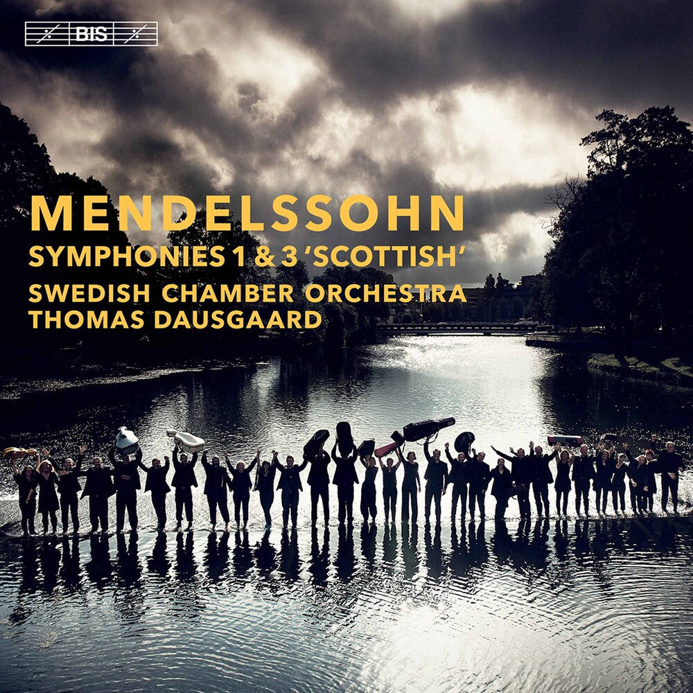 the album cover for Mendelssohn / Swedish Chamber Orch / Dausgaard - Symphonies 1 & 3