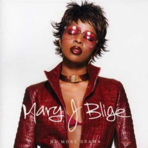 the album cover for Mary J. Blige - No More Drama (2002) (Repackaged)