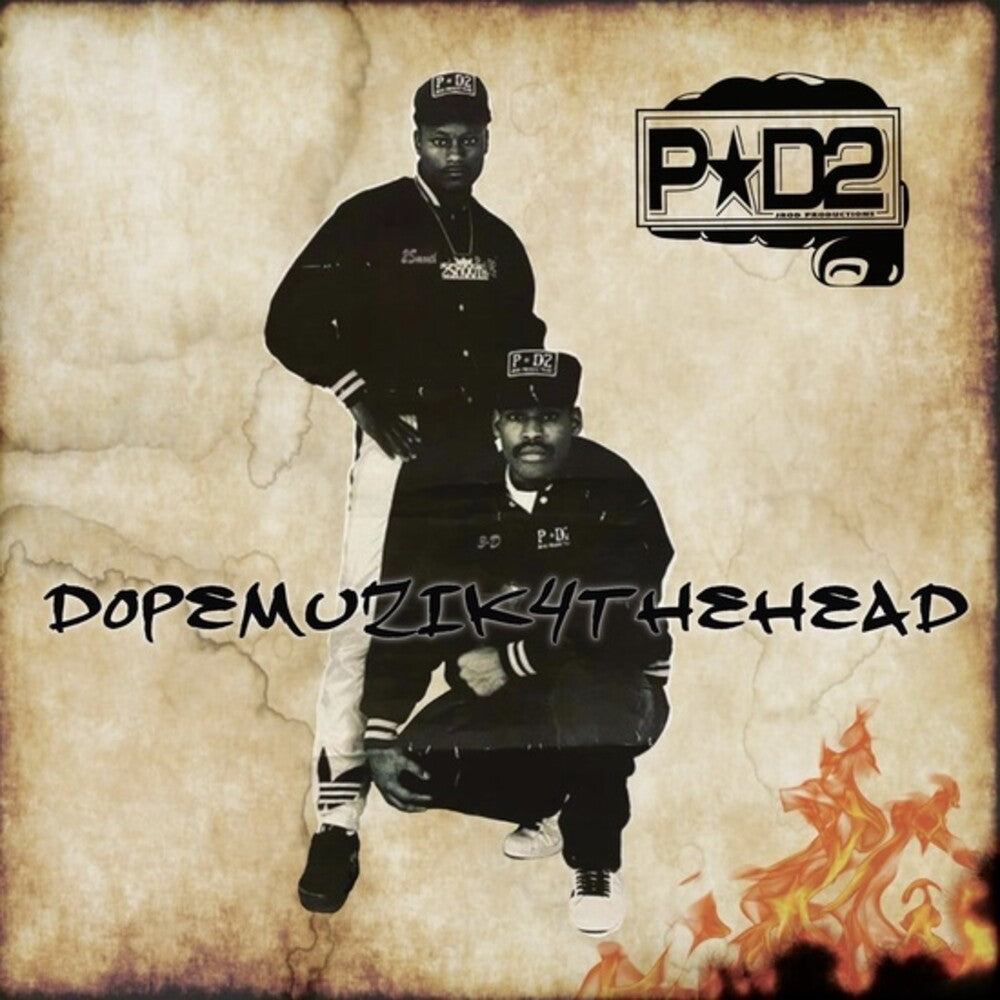 the album cover for P-D2 - Dopemuzik4thehead