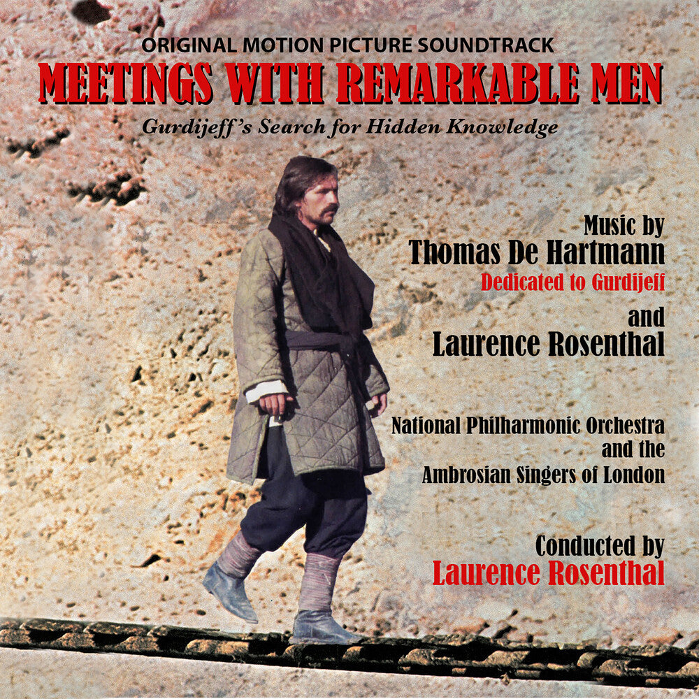 the album cover for De Thomas Hartmann / Rosenthal,Laurence (Ita) - Meetings With Remarkable Men / O.S.T. (Ita)