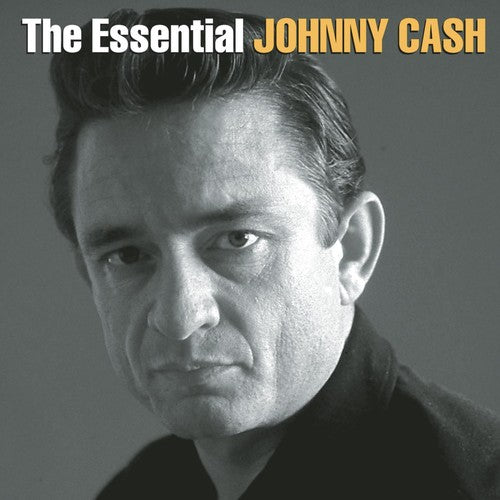 the album cover for Johnny Cash/Willie Nelson/George Jones - Essential Johnny Cash