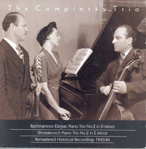 the album cover for Compinsky Trio - Historical Recordings from 1945-46