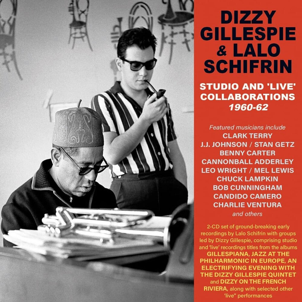 the album cover for Dizzy Gillespie / Schifrin,Lalo - Studio And 'live' Collaborations 1960-62