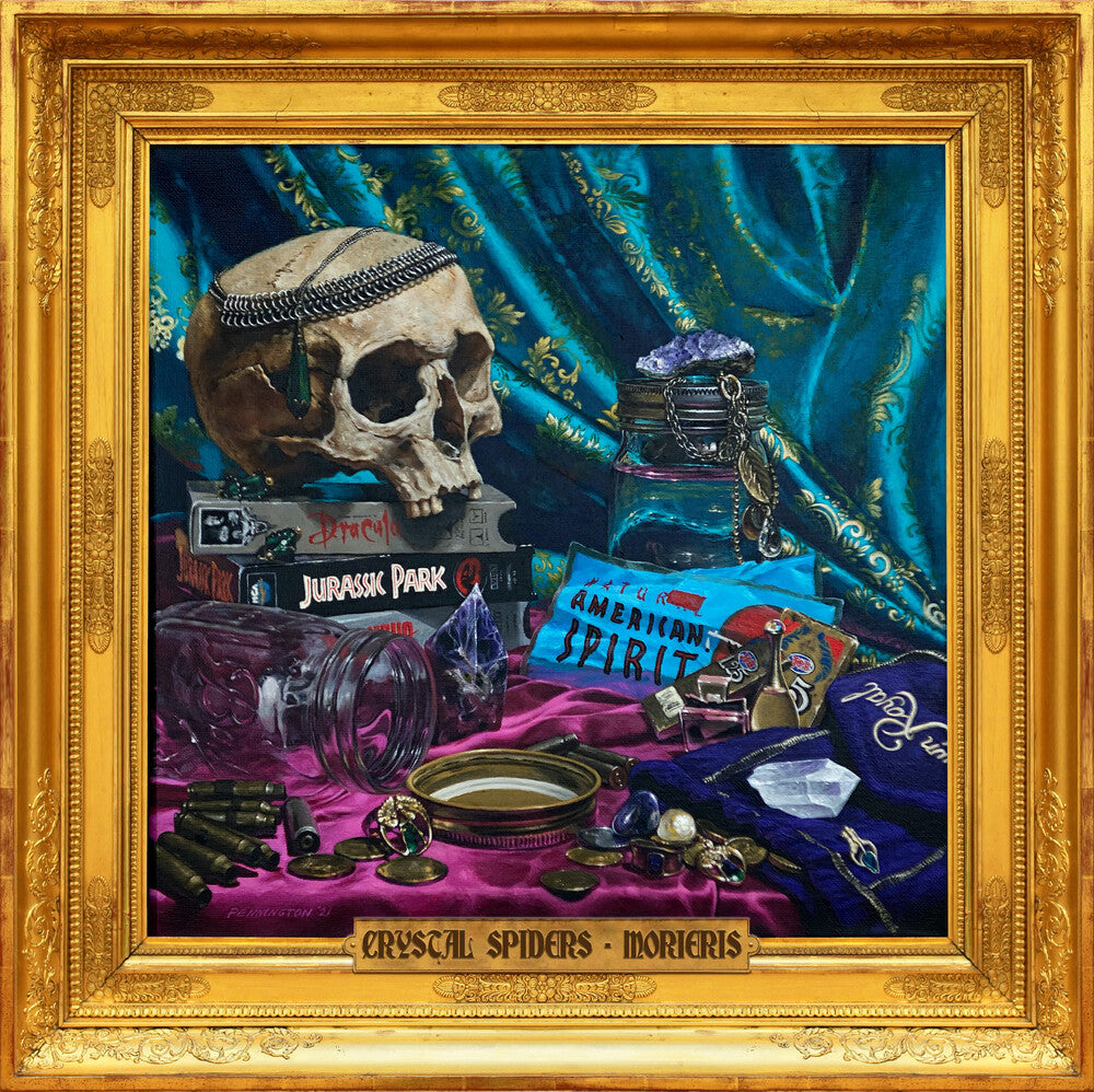 the album cover for Crystal Spiders - Morieris