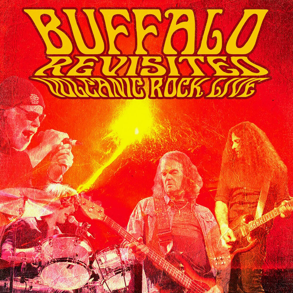 the album cover for Buffalo Revisited - Volcanic Rock Live