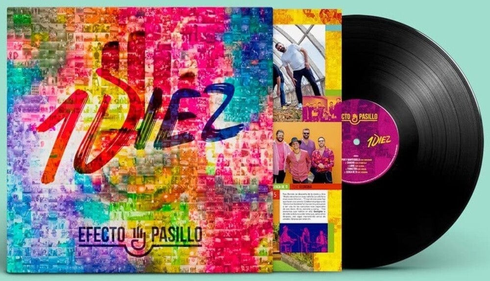 the album cover for Efecto Pasillo - Diez (Spa)