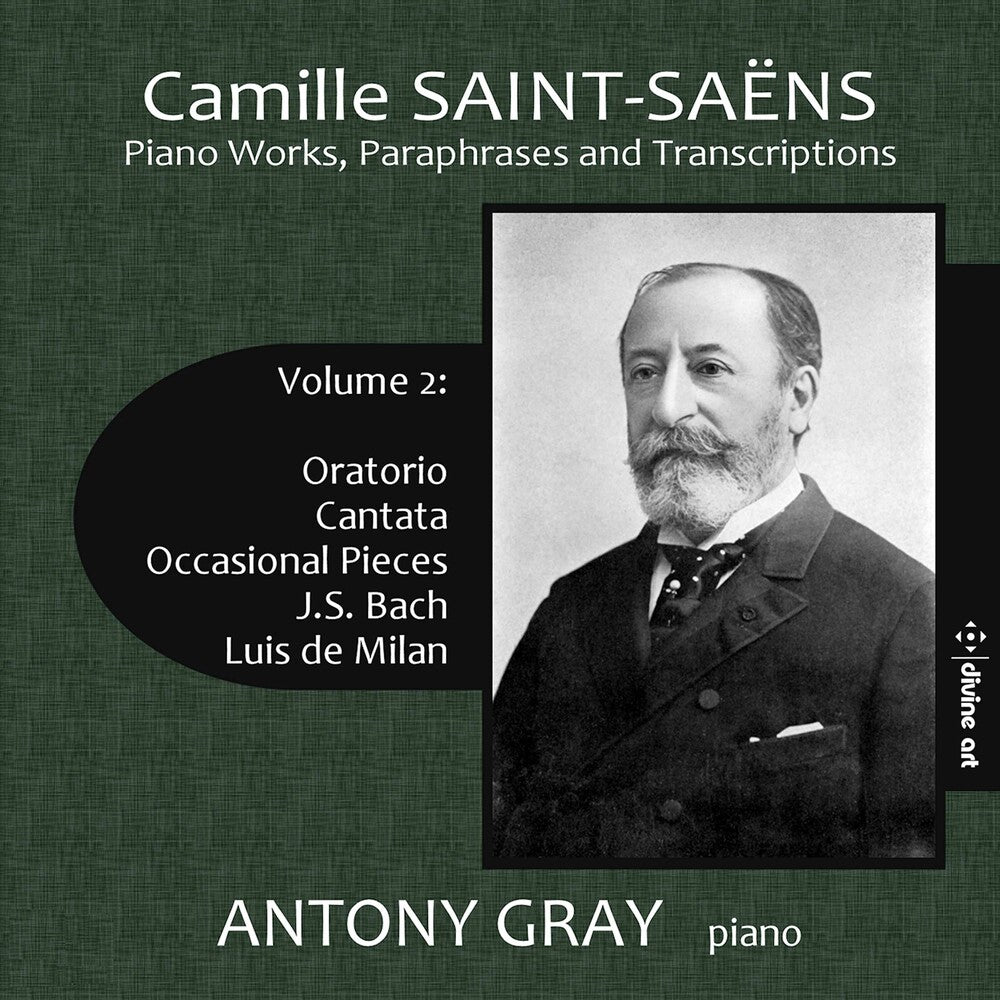 the album cover for Saint-Saens / Gray - Piano Works Paraphrases & Transcriptions 2 (2pk)