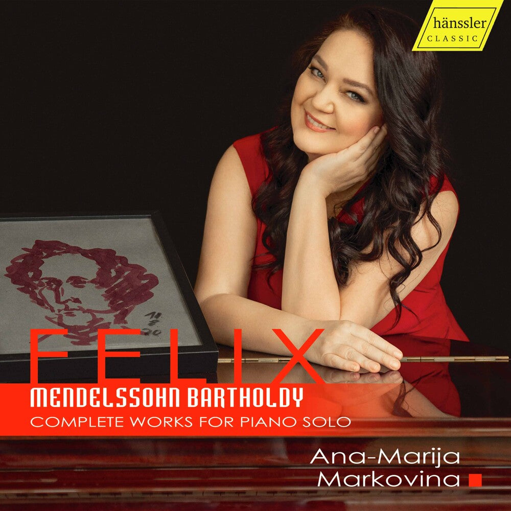 the album cover for Mendelssohn / Markovina - Complete Works For Piano Solo (Box)