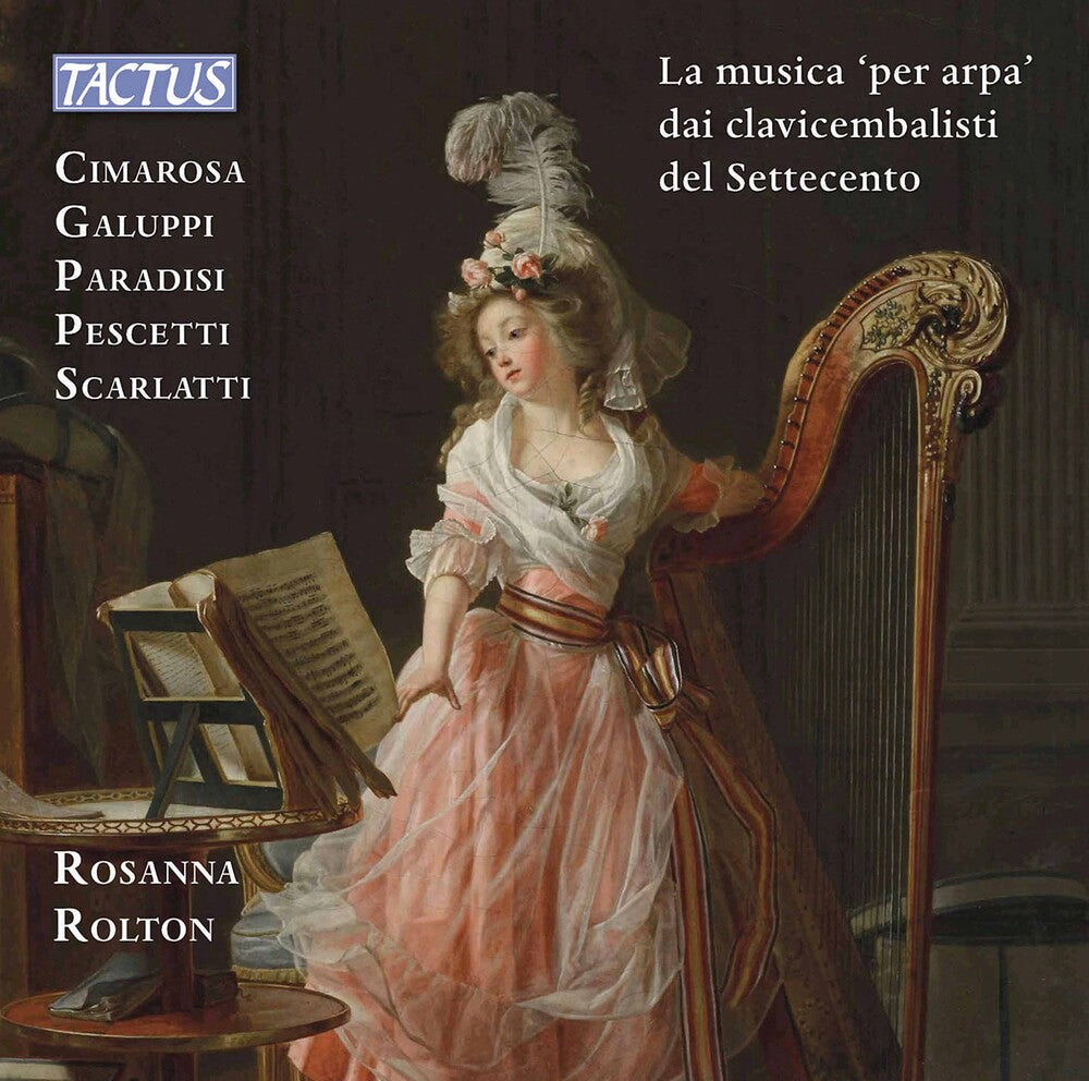 the album cover for Cimarosa / Rolton - La Musica Per Arpa