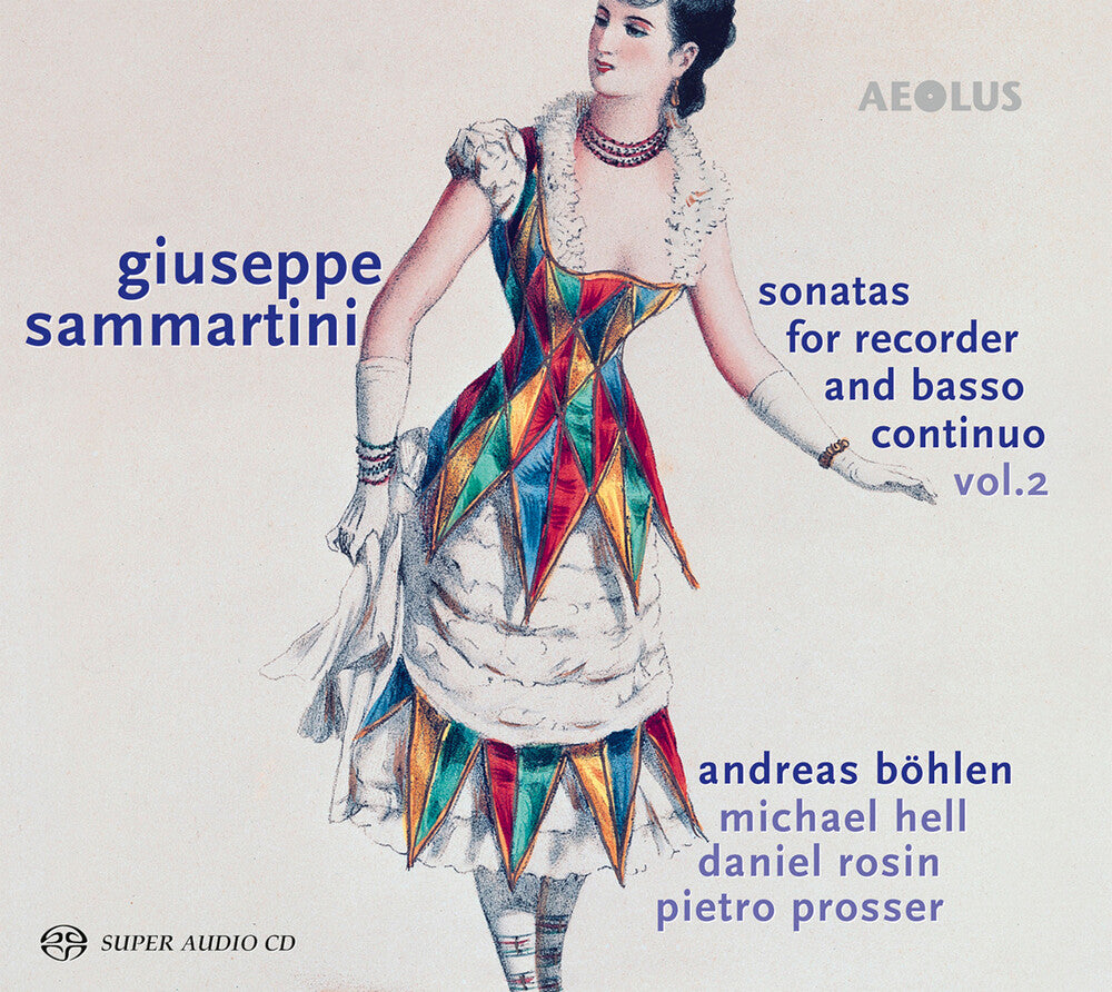 the album cover for Sammartini / Bohlen / Prosser - Sonatas For Recorder 2 (Hybr)