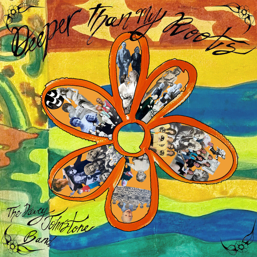 the album cover for Davey Johnstone Band - Deeper Than My Roots (Uk)