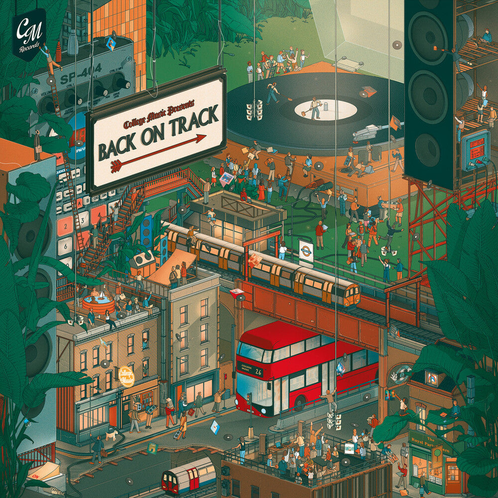 the album cover for College Music Presents: Back On Track / Various - College Music Presents: Back On Track / Various