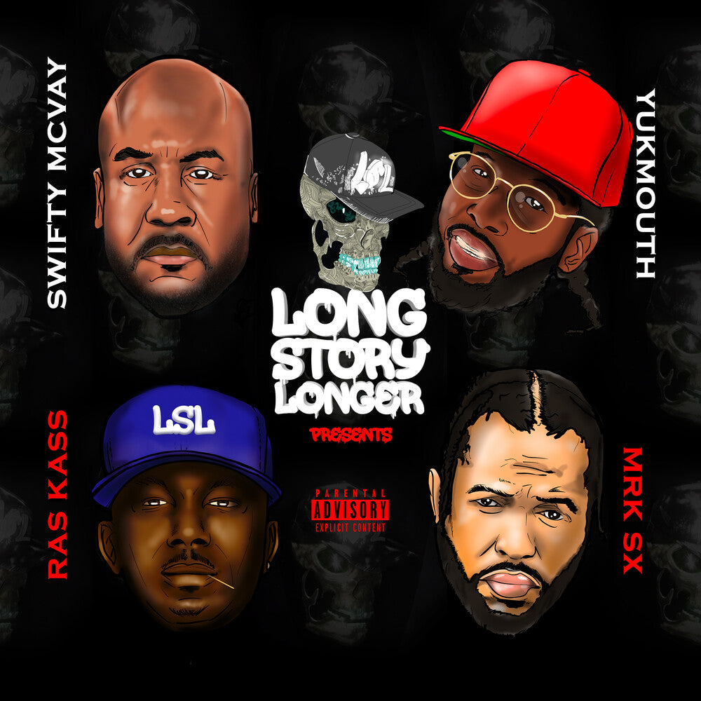 the album cover for Long Story Longer - Long Story Longer (Feat. Ras Kass Yukmouth Swift
